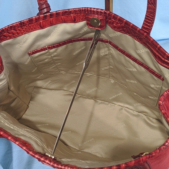 ***NWOT*** Brahmin Julian in Lava Pampas - Picture 8 of 9